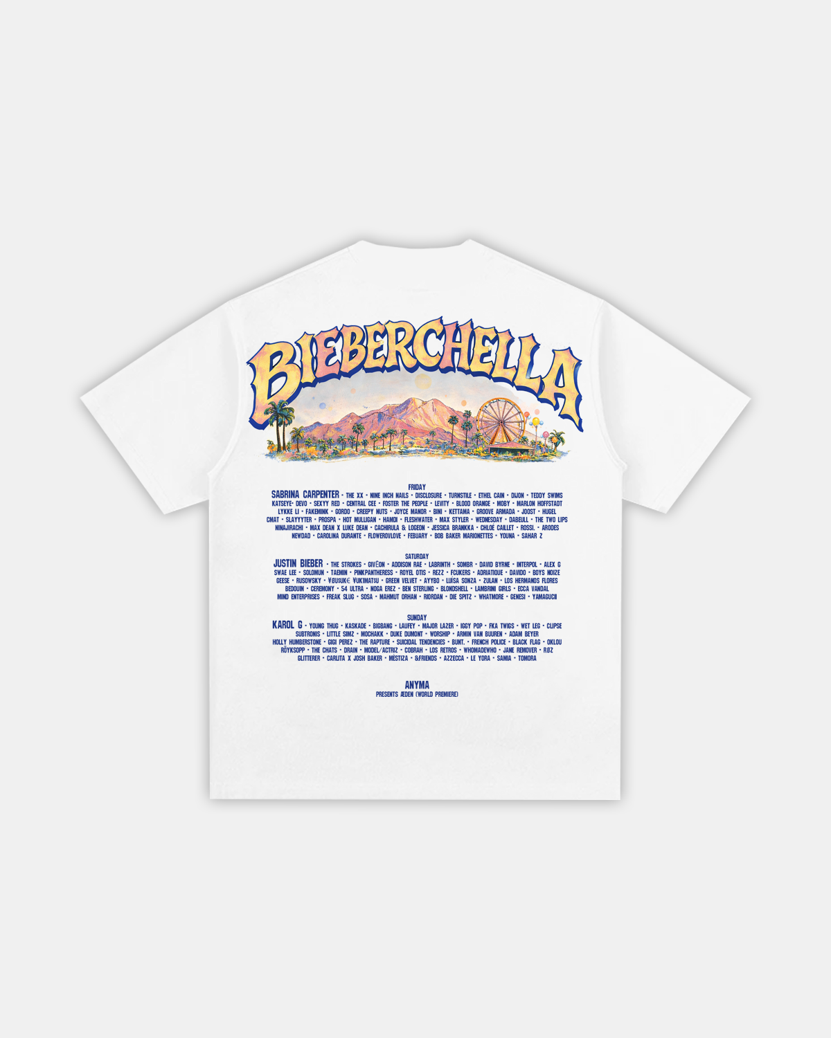 BIEBERCHELLA "FESTIVAL" TEE