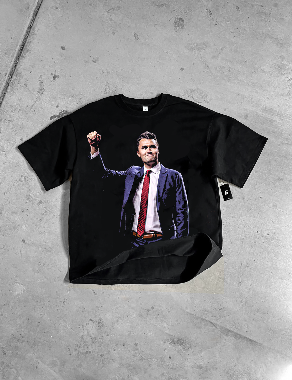 CHARLIE KIRK "NEVER SURRENDER" TEE