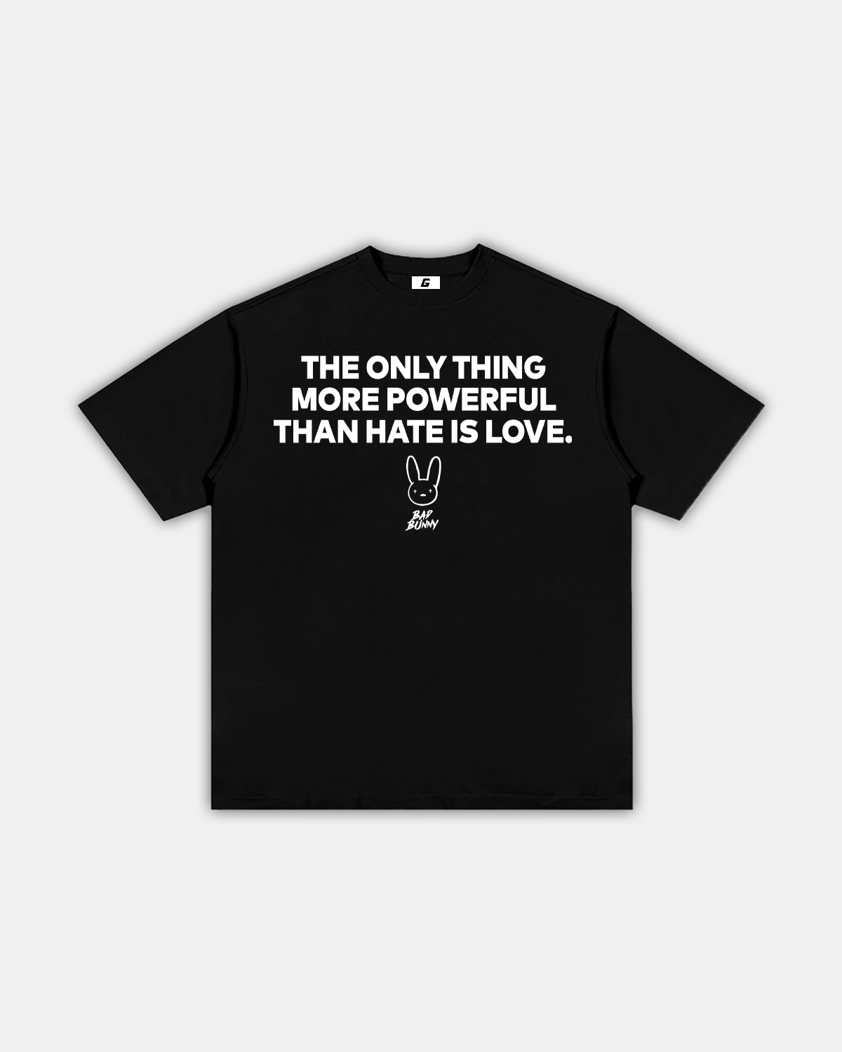 BAD BUNNY “LOVE > HATE” TEE