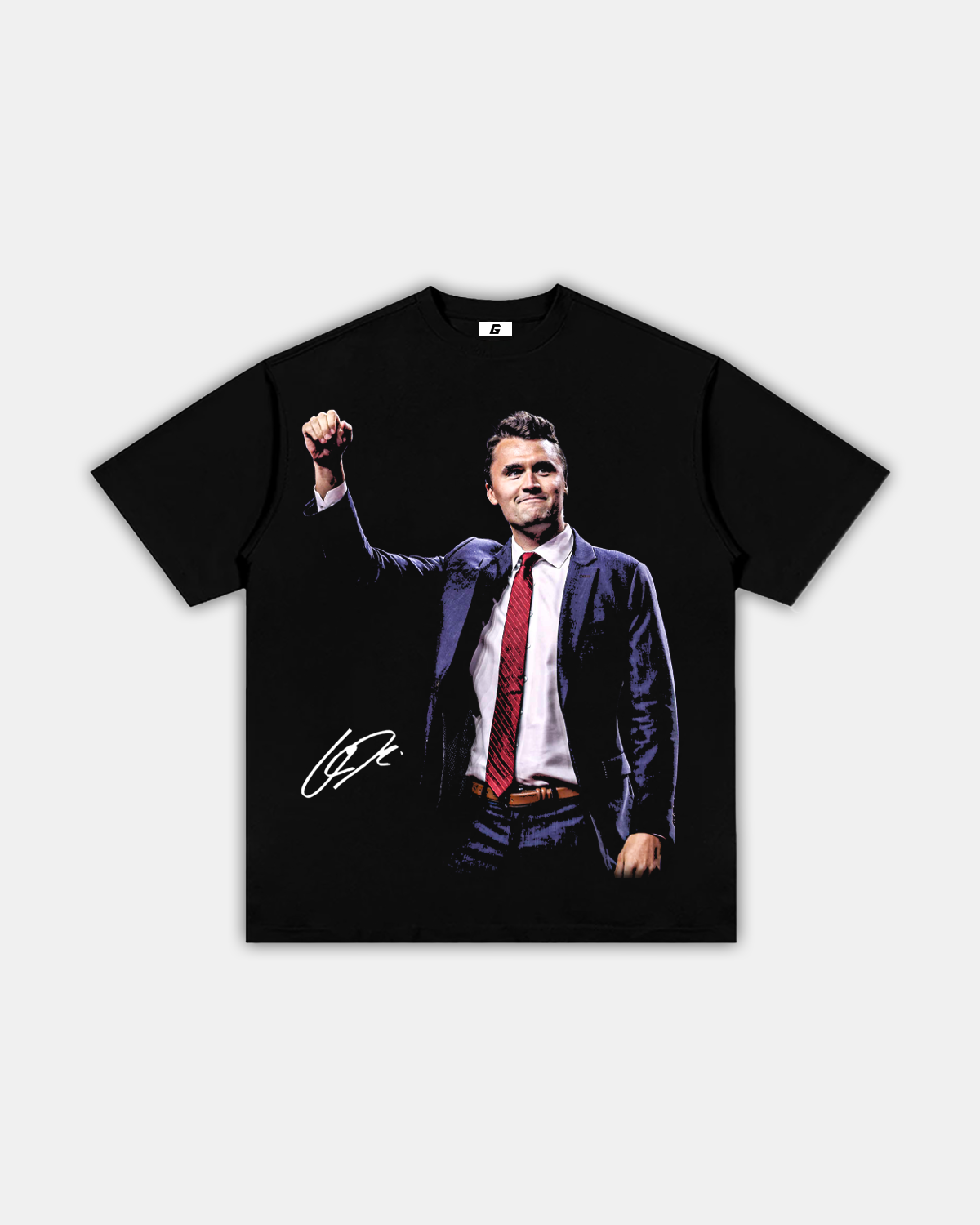 CHARLIE KIRK "NEVER SURRENDER" TEE