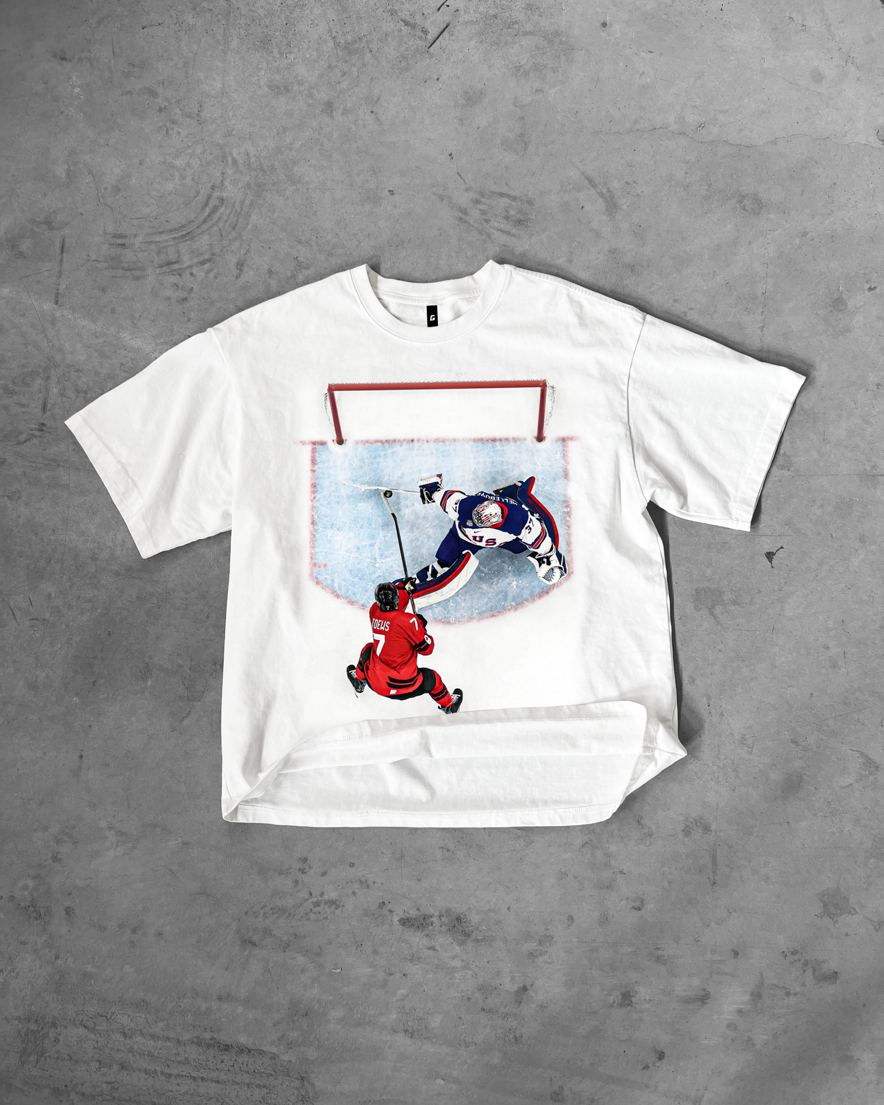 HELLEBUYCK "GOLDEN STOP" TEE