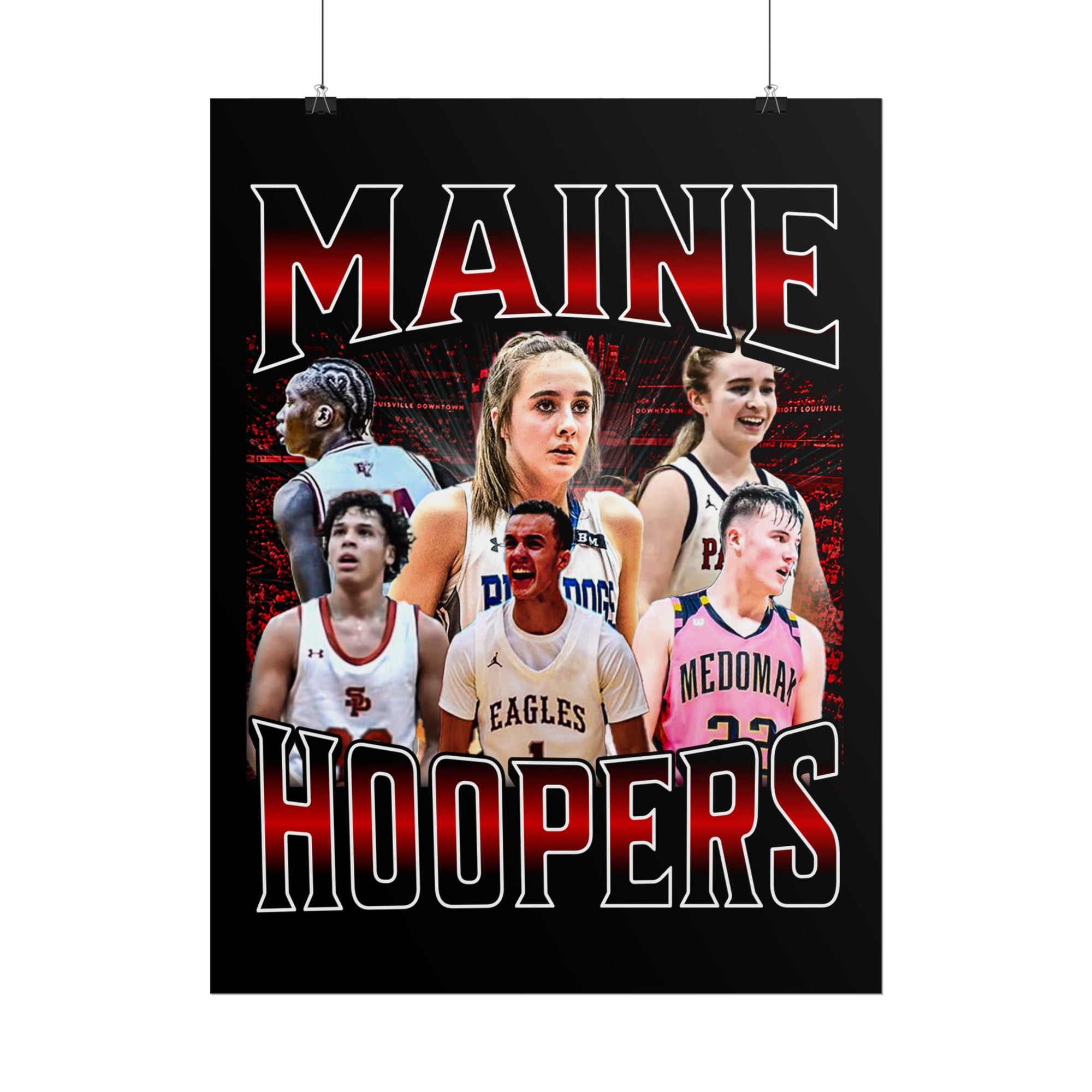 MAINE HOOPERS - CARTEL DE 24&quot;