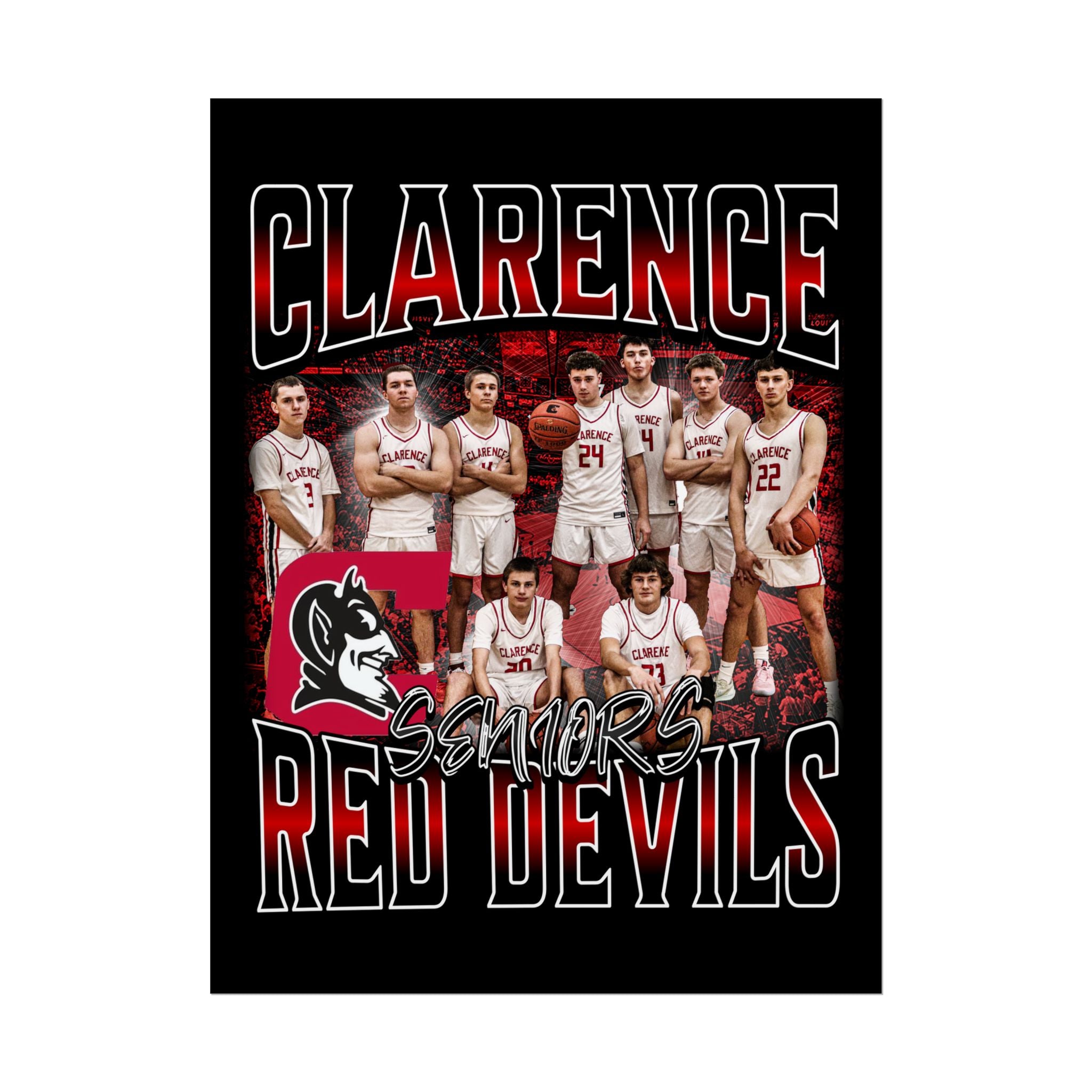 CLARENCE SENIORS - 24" POSTER