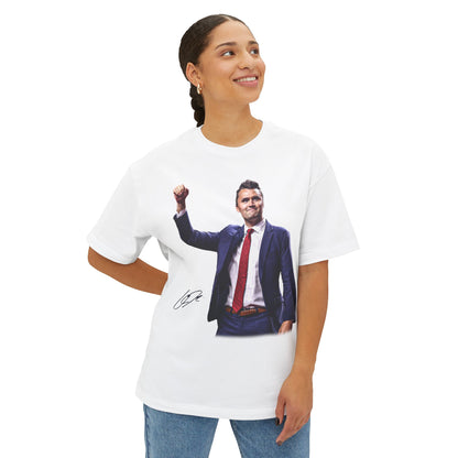 CHARLIE "NEVER SURRENDER" OVERSIZED WHITE