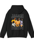 SUDADERA CON CAPUCHA Y BORDE DE JACARI