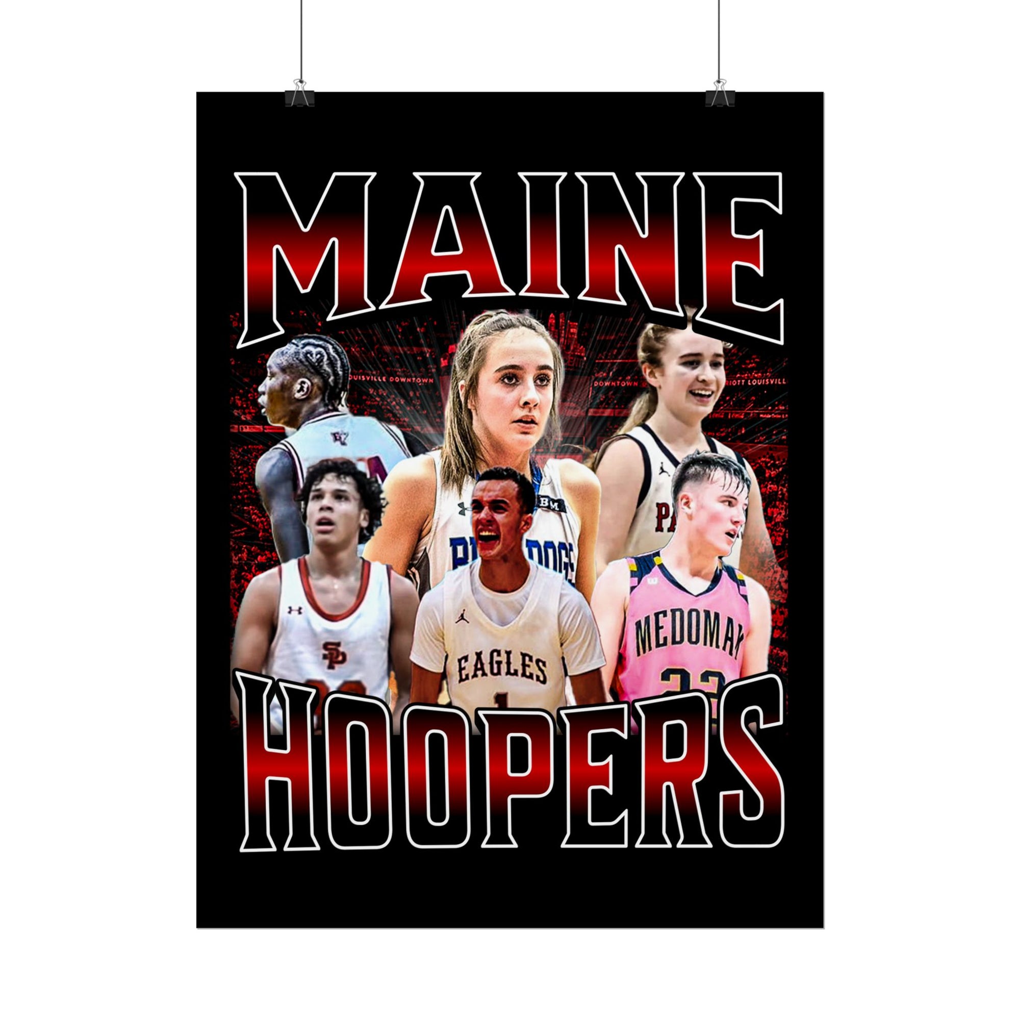 MAINE HOOPERS - CARTEL DE 24&quot;