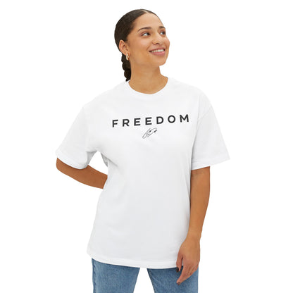 CHARLIE "FREEDOM" OVERSIZED WHITE