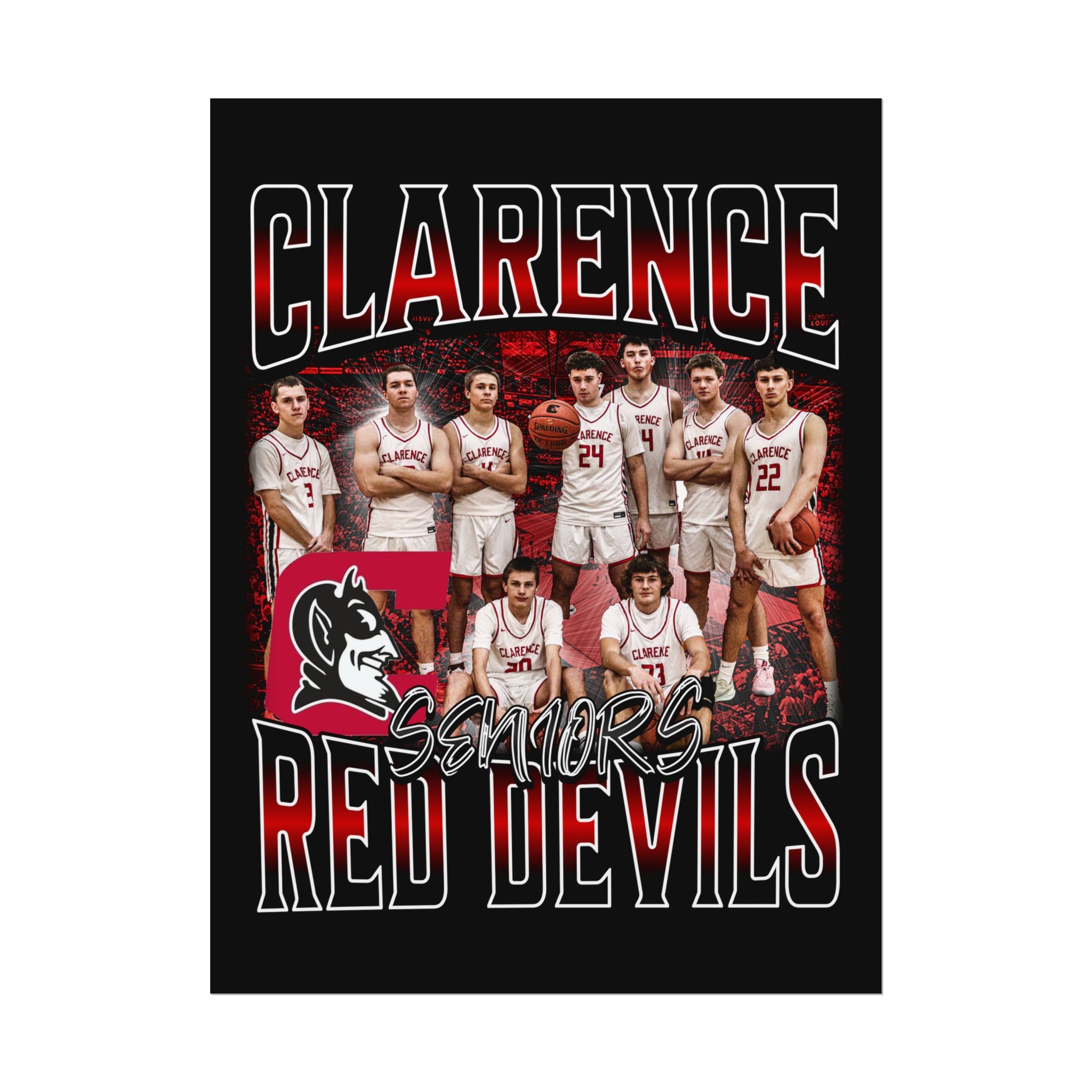 CLARENCE SENIORS - 24" POSTER