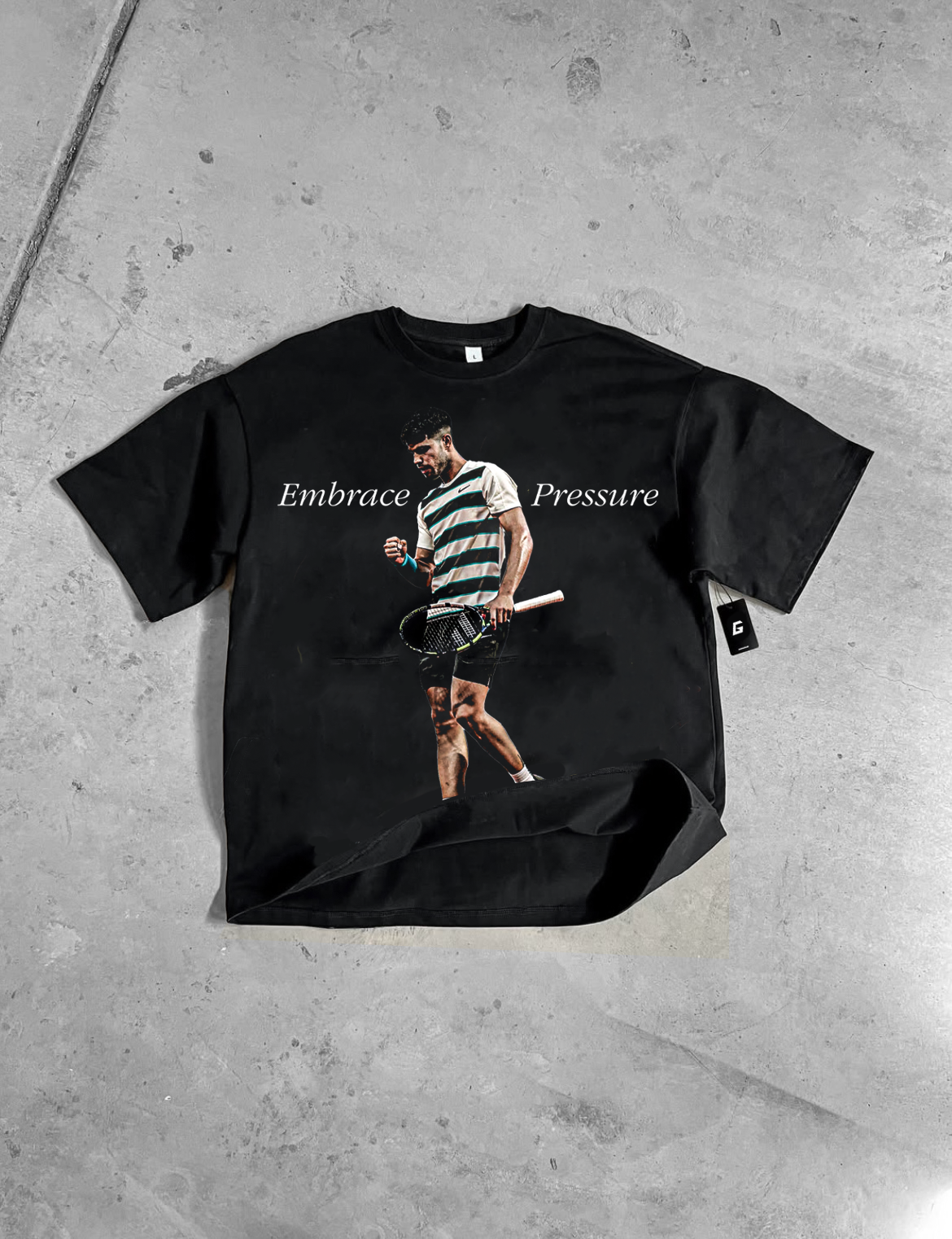 ALCARAZ "EMBRACE PRESSURE" TEE
