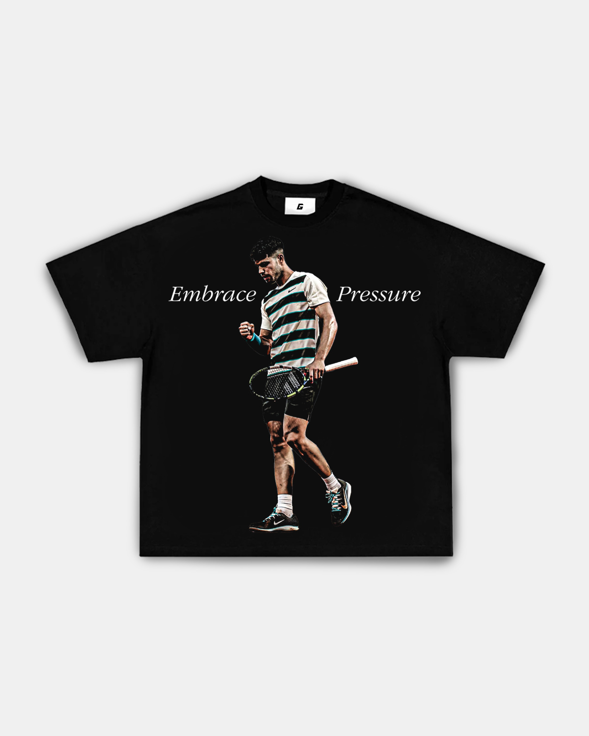 ALCARAZ "EMBRACE PRESSURE" TEE