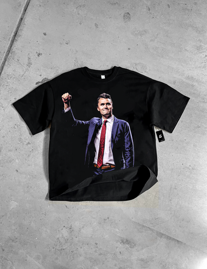 CHARLIE KIRK "NEVER SURRENDER" TEE
