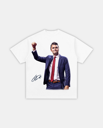 CHARLIE KIRK "NEVER SURRENDER" TEE