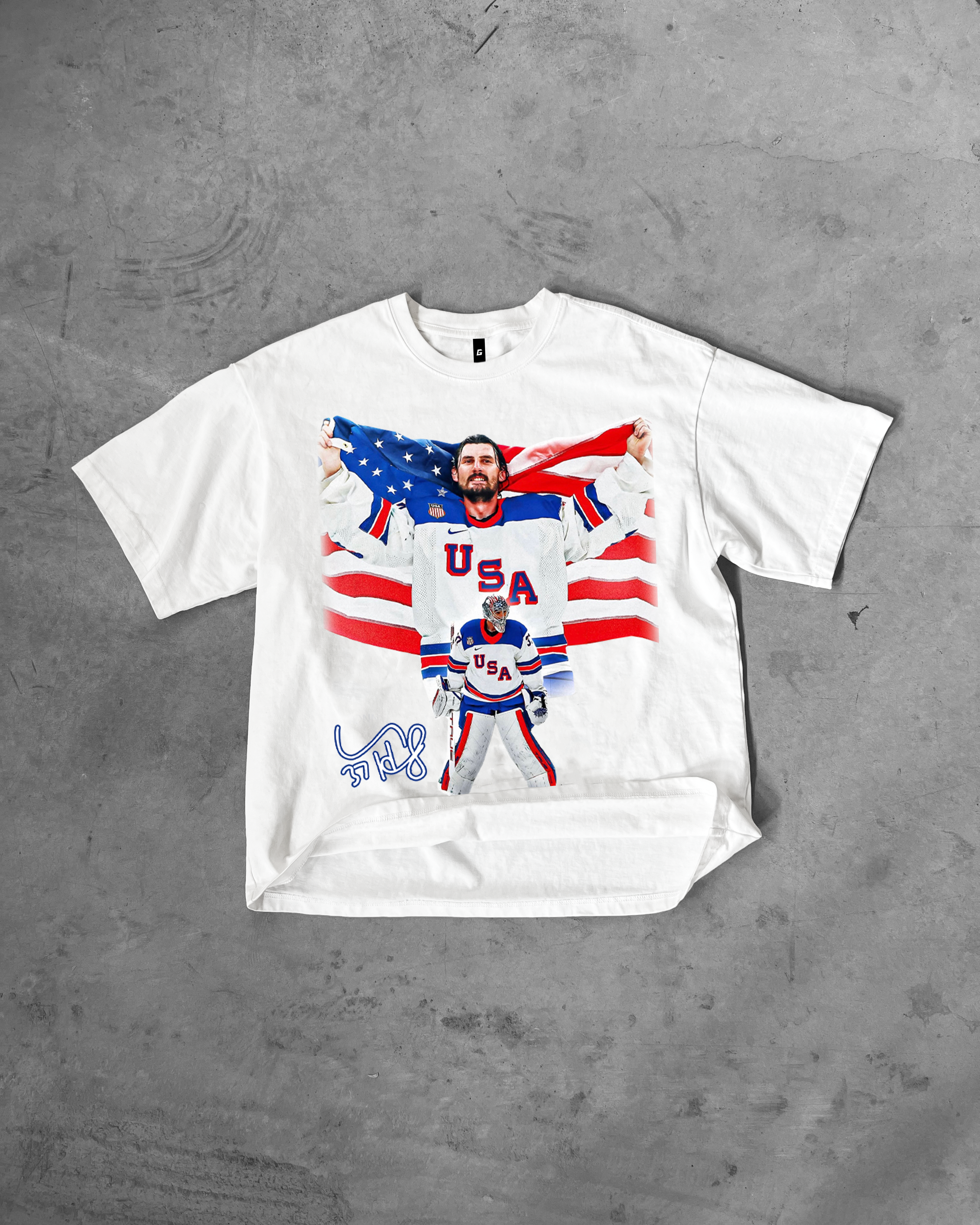 HELLEBUYCK "OLYMPIC GOLD" TEE