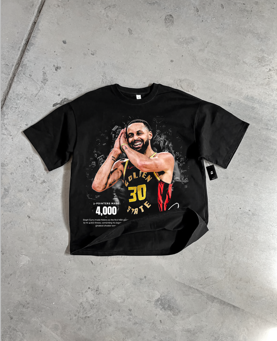 STEPH CURRY "4K THREES" TEE