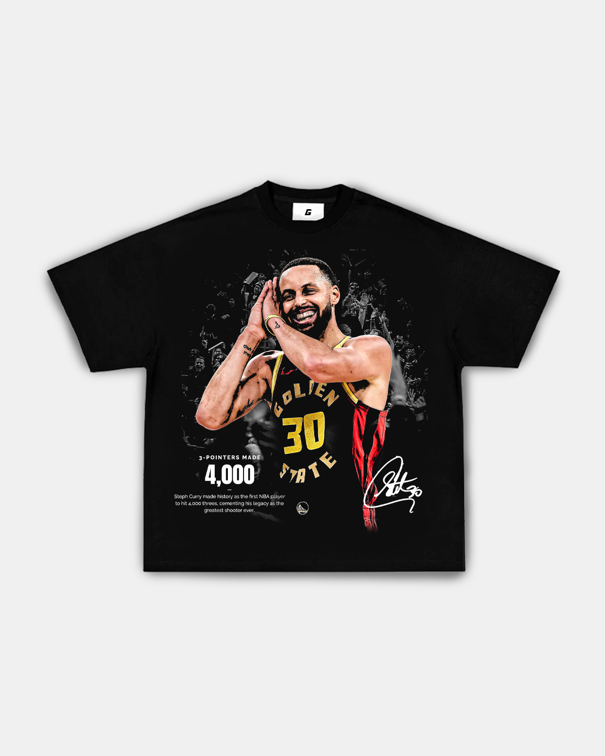 STEPH CURRY "4K THREES" TEE